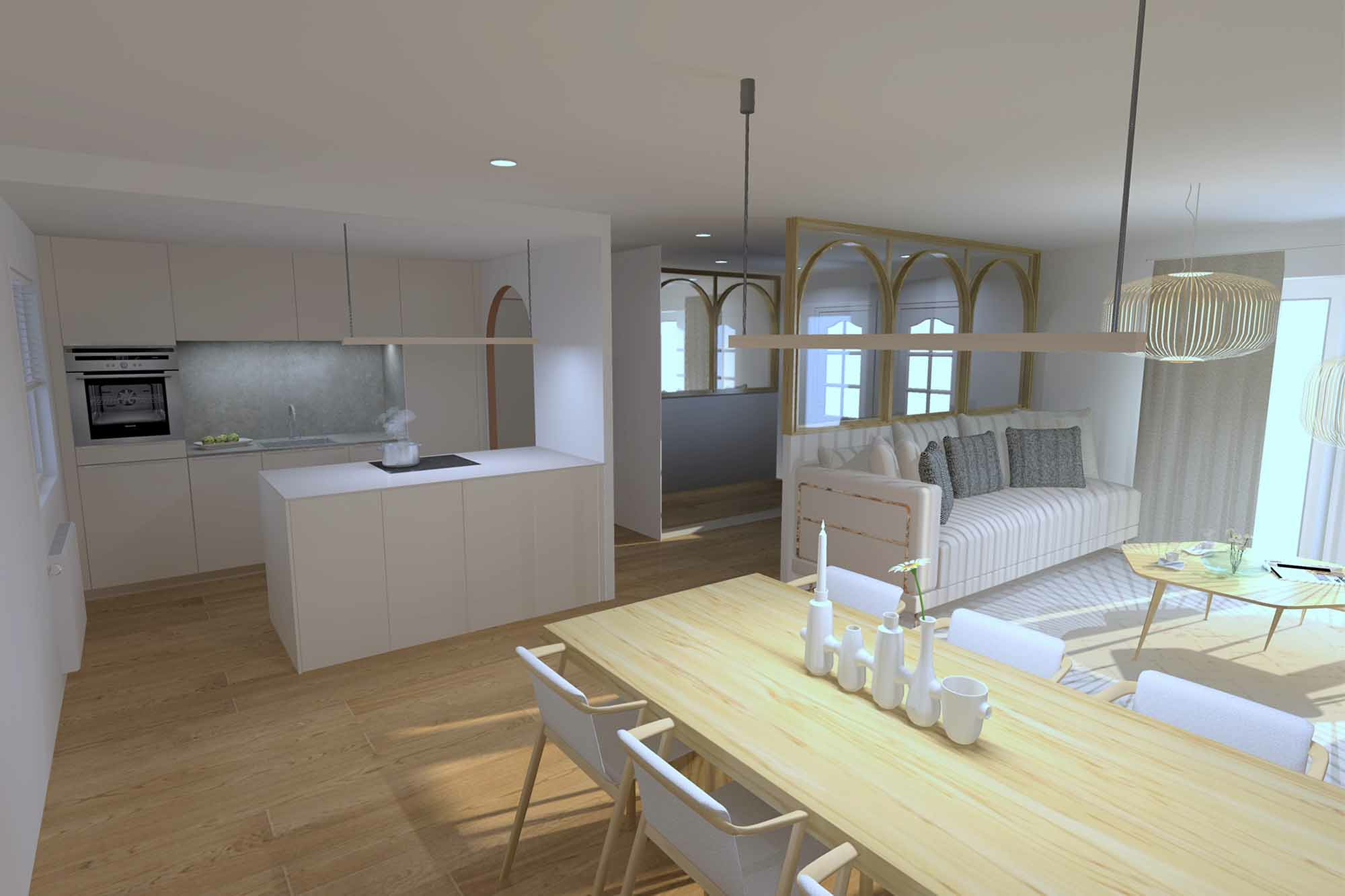 rénovation de cuisine sur mesure à la Tour-de-Salvagny