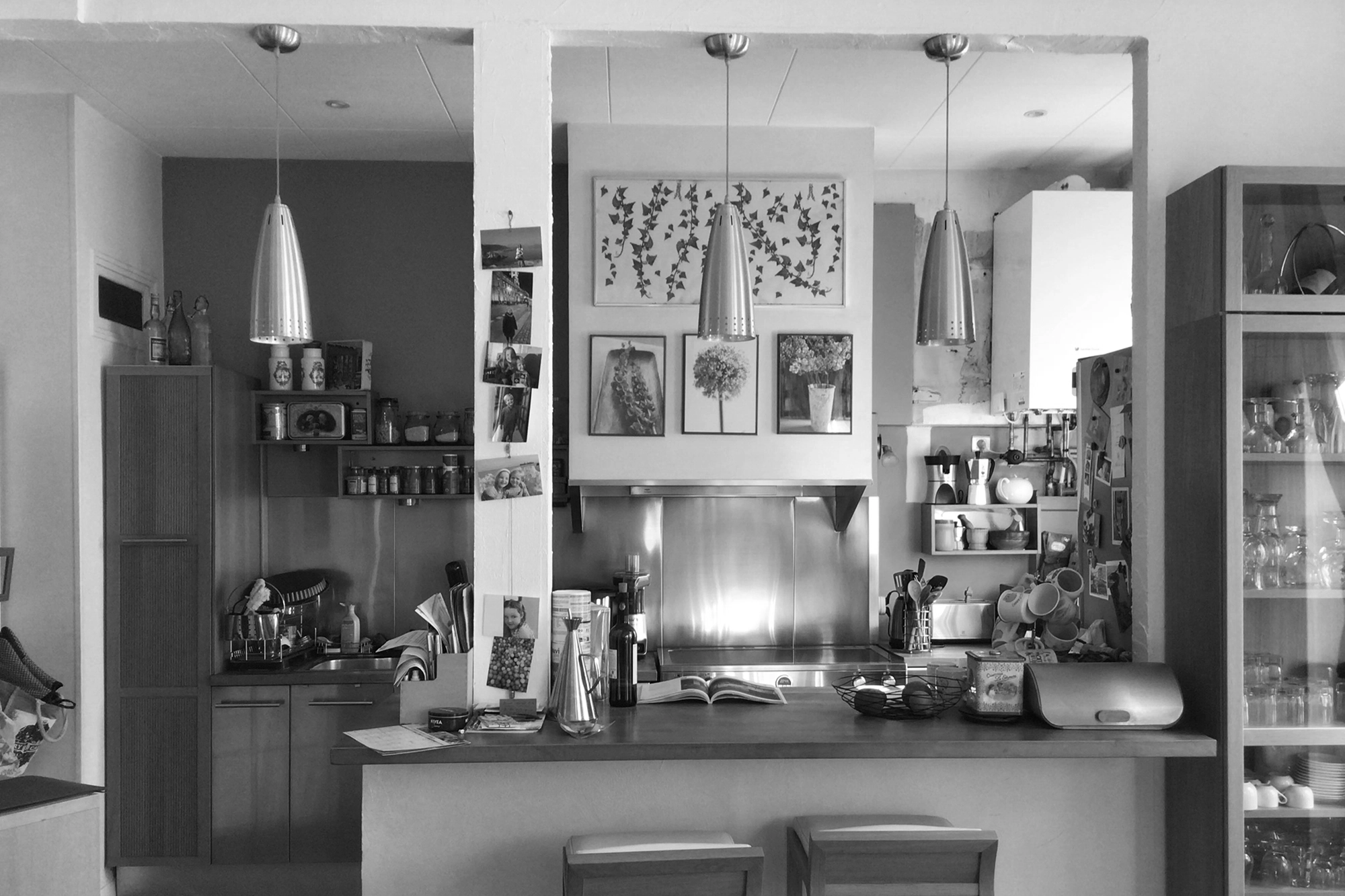 une cuisine avant rénovation à Lyon 9e