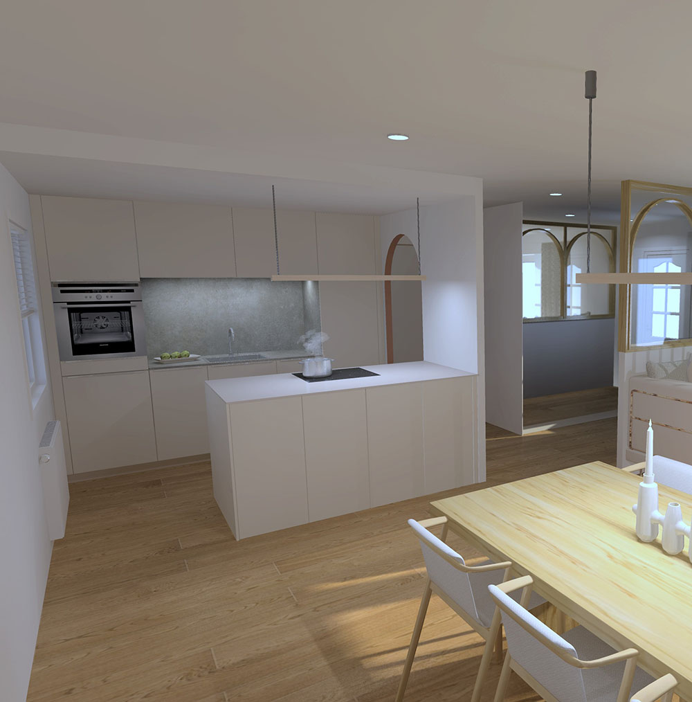 rénovation de cuisine sur mesure à la Tour-de-Salvagny